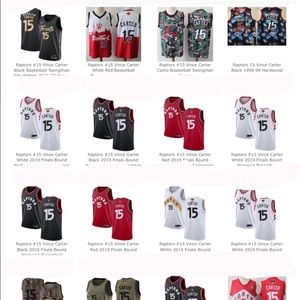 Vince carter jerseys